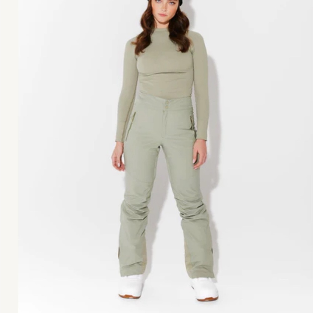 Halfdays Ski Pant Alessandra, Sage Green - Small Short NWT